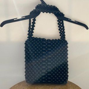 Wayne Taylor Women's Faux Pearl Bag Crystal Elegant Unique Purse Handmade Japan